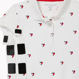 Daniel Heart Polo (Girls) - White Multi