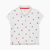 Daniel Heart Polo (Girls) - White Multi