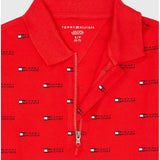 Tommy Logo Polo (Boys) - Blush Red