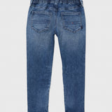 Pull On Blue Denim Jogger (Boys) - Sliga Blue