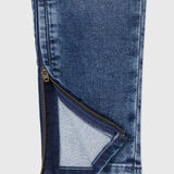 Pull On Blue Denim Jogger (Boys) - Sliga Blue
