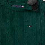 Cable Sweater (Kids) - Ornamental Green