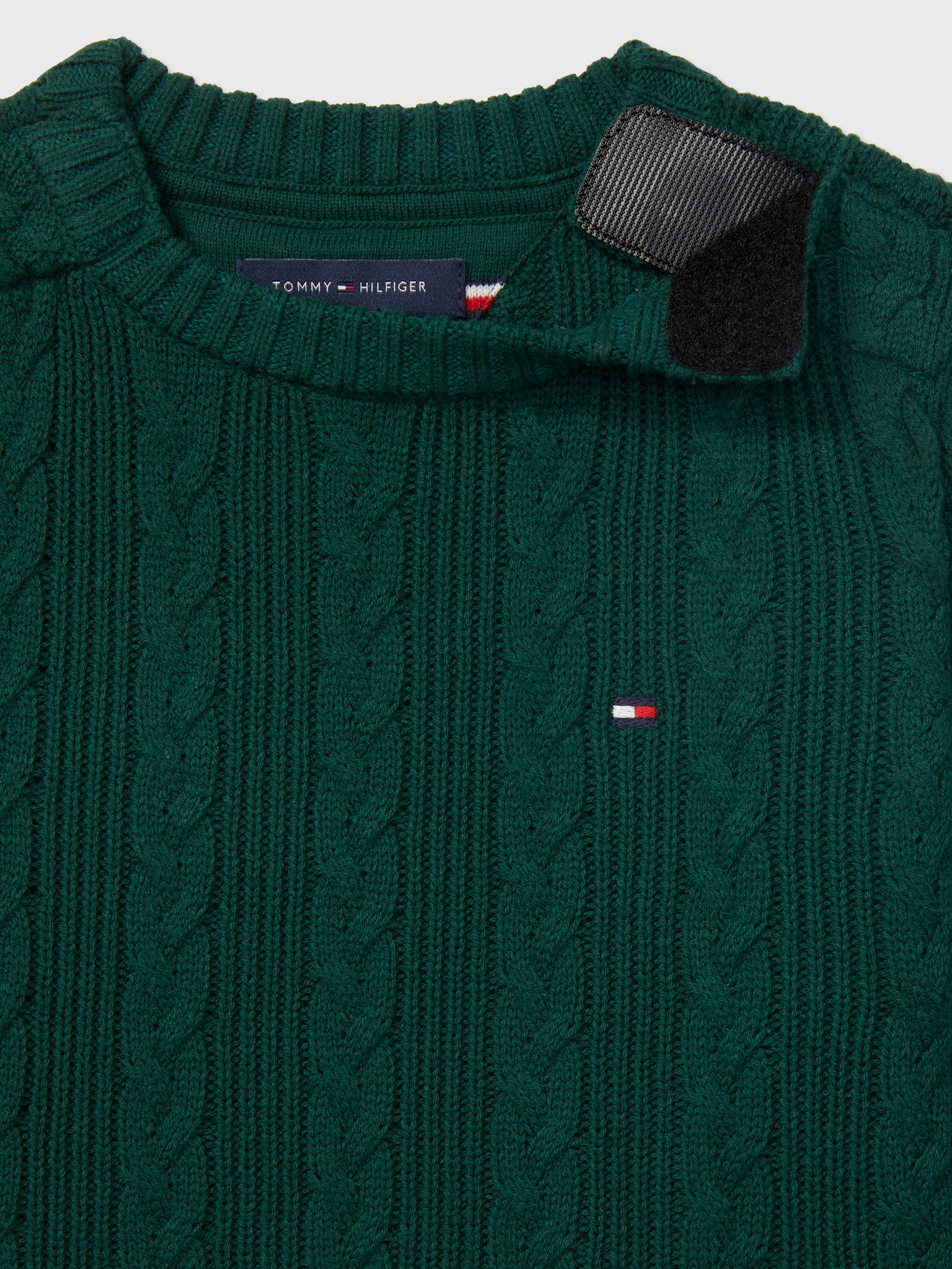Cable Sweater (Kids) - Ornamental Green