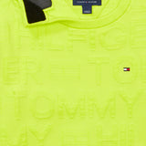 Tommy Jacquard Sweater (Kids) - Neo Lime