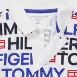 Alphabet Polo (Kids) - Fresh White