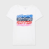 Katie Graphic Tee (Girls) - White