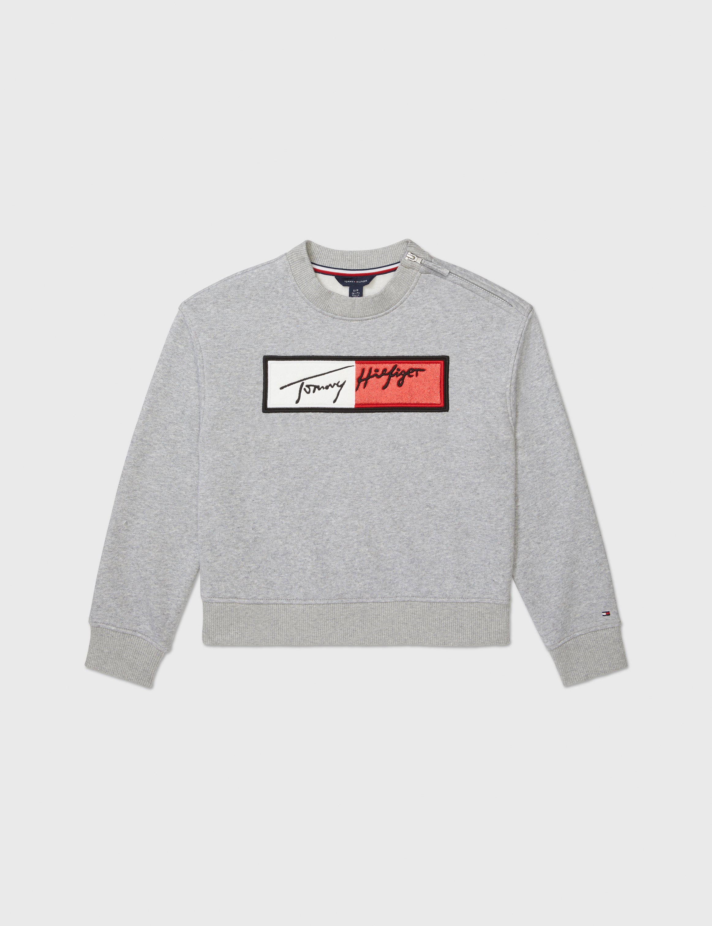 White Tommy Hilfiger Hoodie Mit Logo Tape Tommy Hilfiger