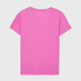 Sequin Flag Tee (Girls) - Pink