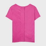 Seated Katie Graphic Tee (Girls) - Pink