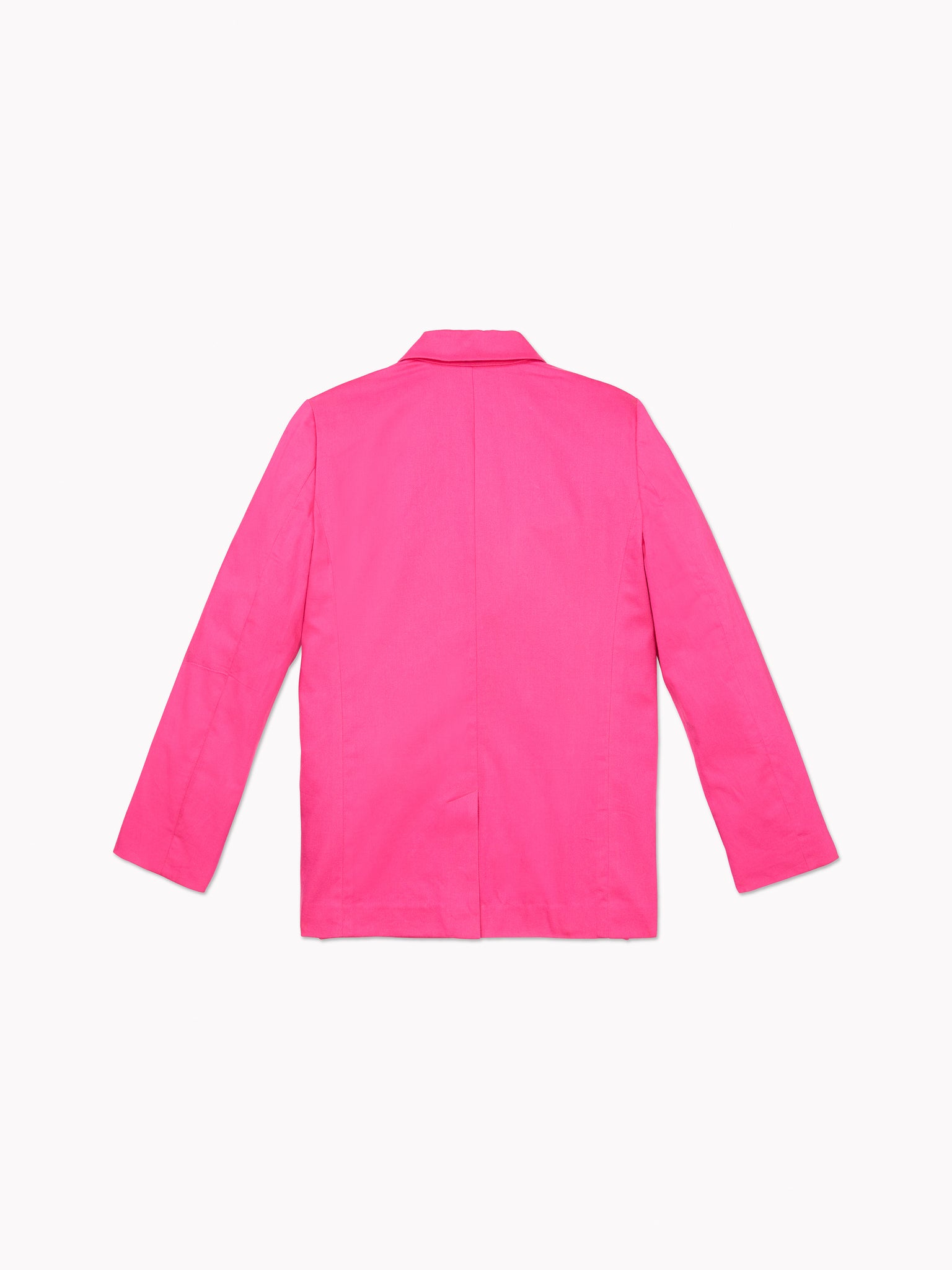 Cotton Linen Blazer - Pink Passion