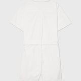 Short Coverall (Womens) - Fresh White