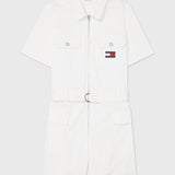 Short Coverall (Womens) - Fresh White