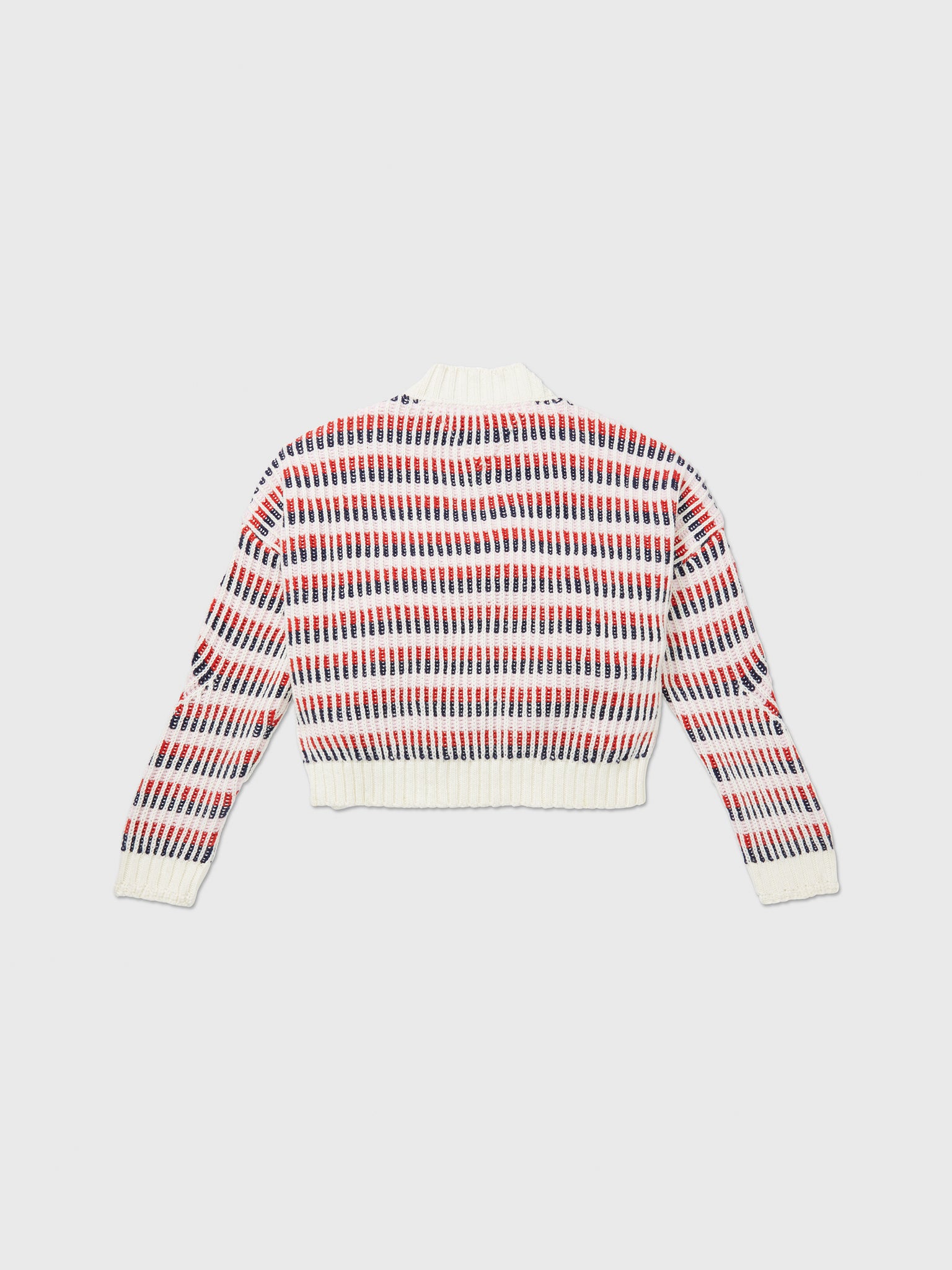 Stripe Sweater (Womens) - Snow White