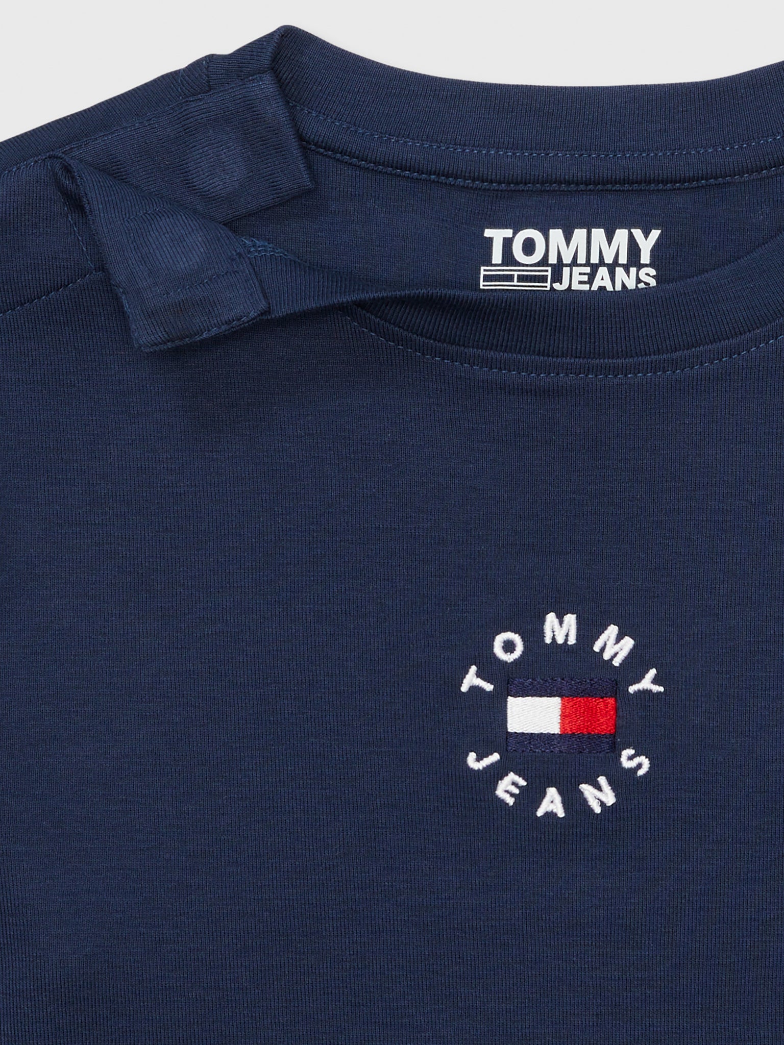Cropped Tommy Tee (Womens) - Cobalt Saphire