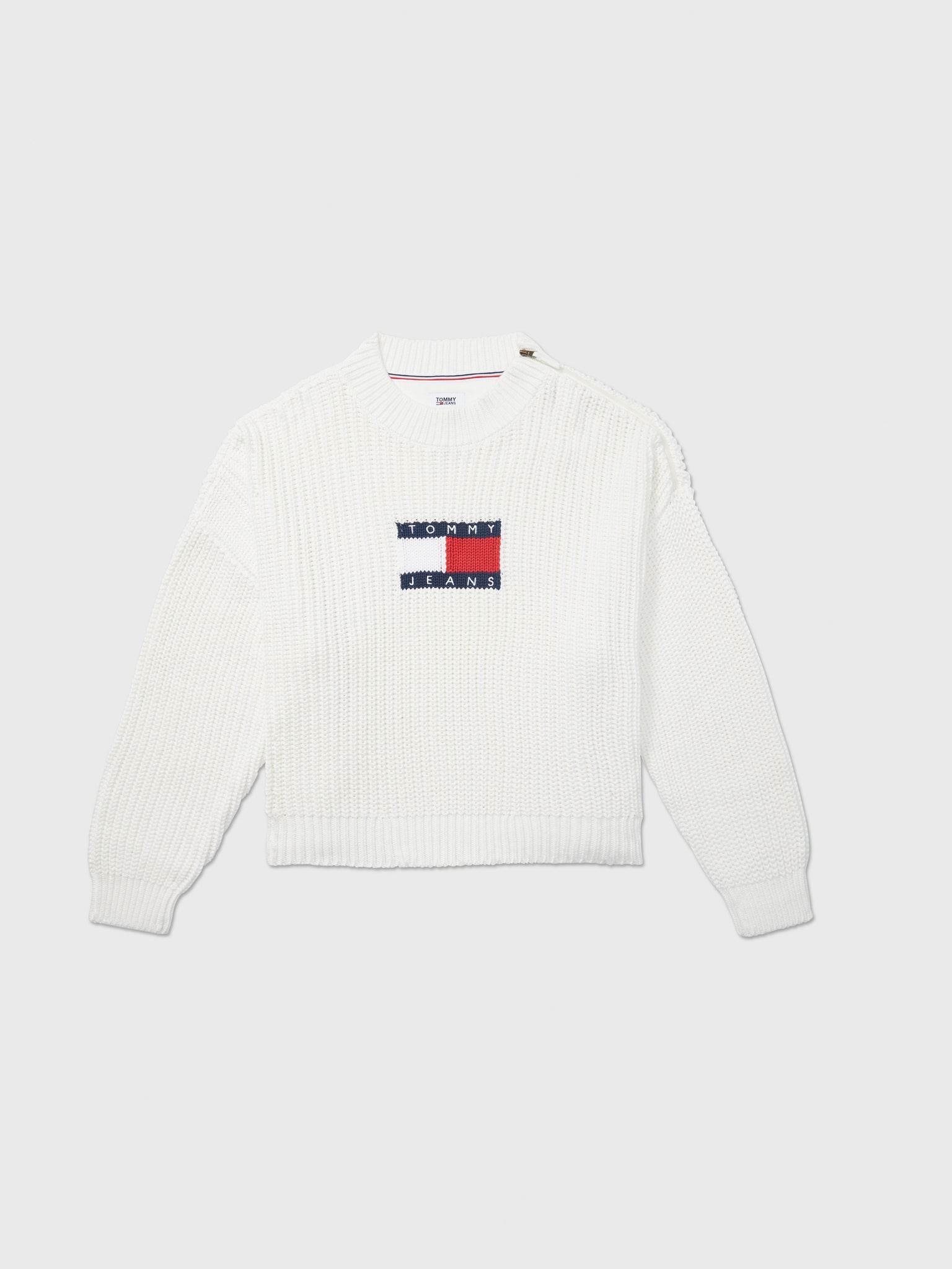 Port Access Flag Sweater (Womens) - Snow White