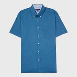 Short Sleeve Maxwell Shirt (Mens) - Alfalfa Blue