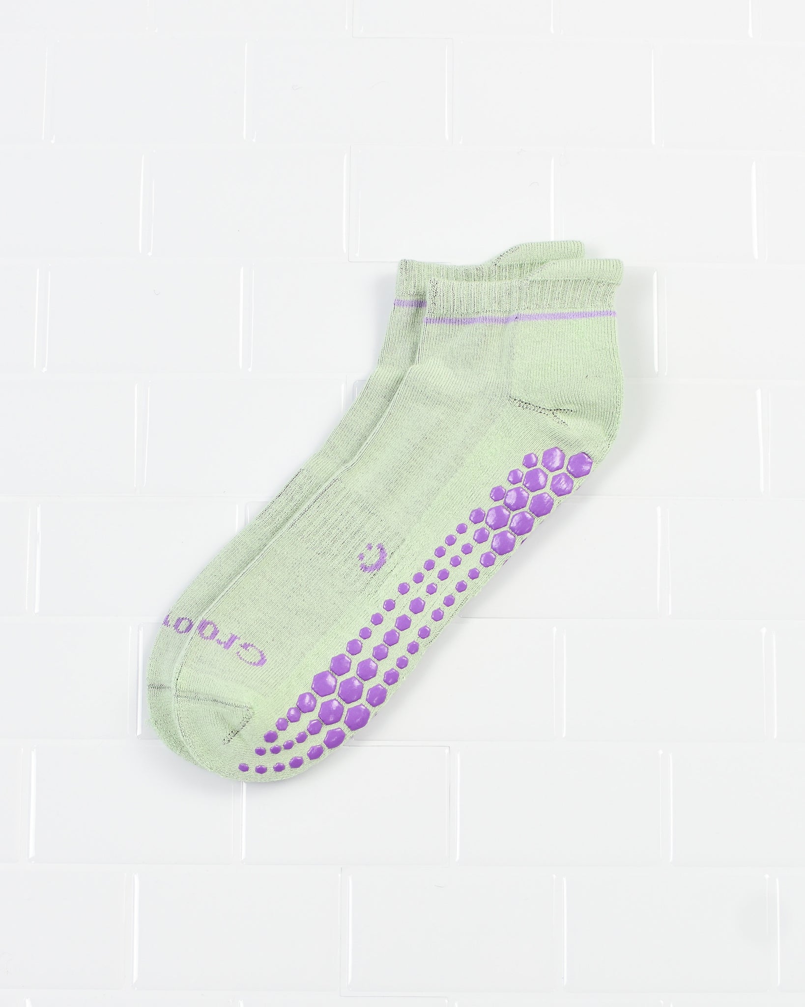 Grip Ankle Seamless Feel Sock (Adults) - Sage
