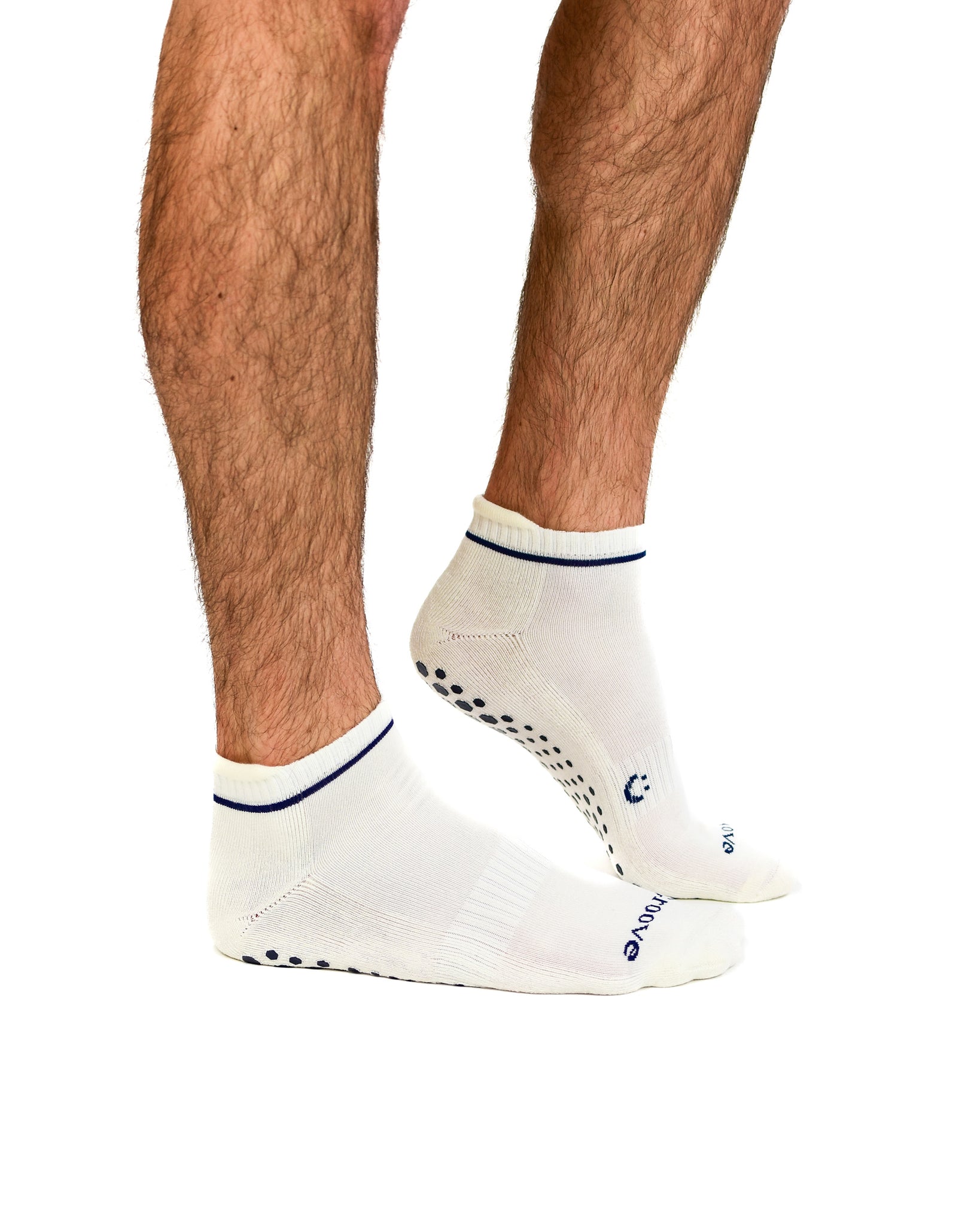 Grip Ankle Seamless Feel Sock (Adults) - Cloud