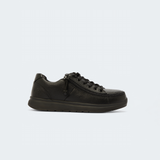 Comfort Sneaker (Women) - Black to the Floor Faux Leather