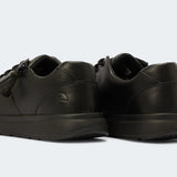 Comfort Sneaker (Women) - Black to the Floor Faux Leather