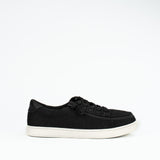 Sneaker II (Women) - Black Canvas