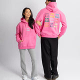 Love Rules Hoodie - Sugar Pink