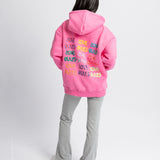 Love Rules Hoodie - Sugar Pink