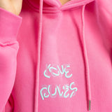 Love Rules Hoodie - Sugar Pink