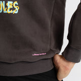 Love Rules Hoodie - Charcoal