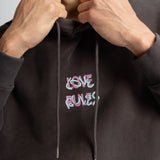 Love Rules Hoodie - Charcoal