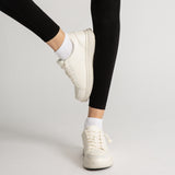Comfort Sneaker (Women) - White Faux Leather