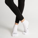 Everyday Ankle Seamless Feel Sock 4 Pack (Adults) - White