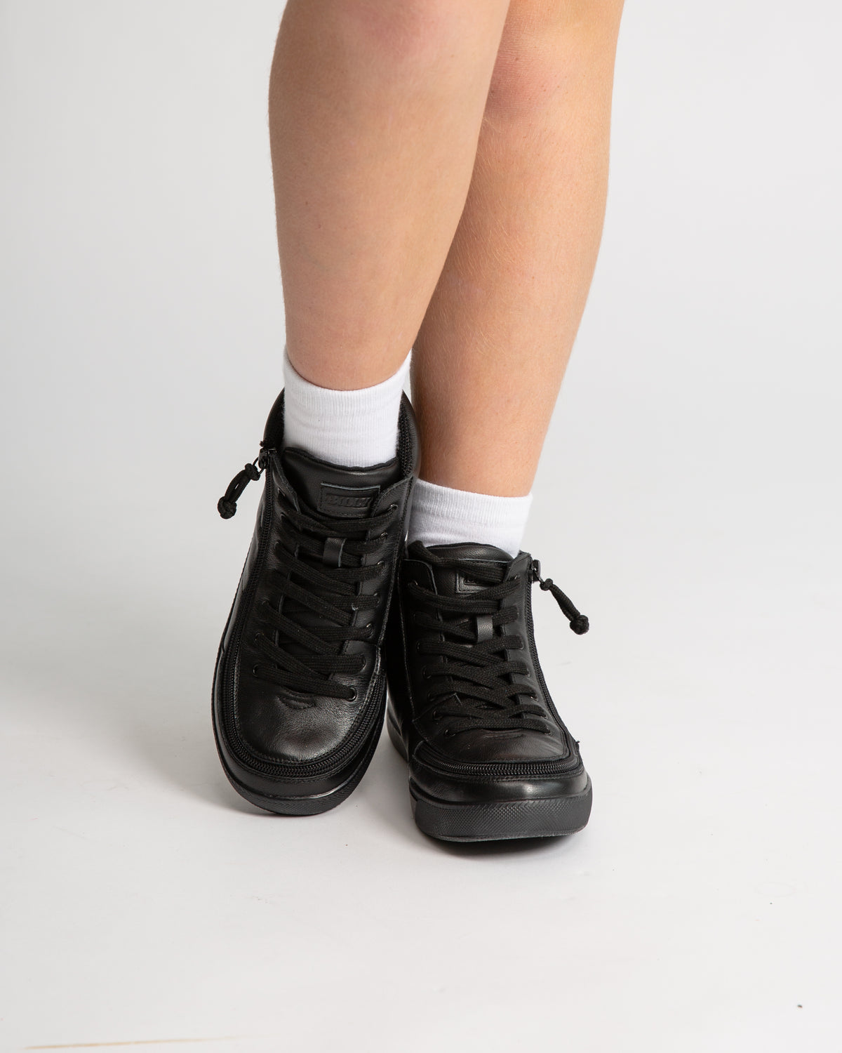 DR II High Top (Kids) - Black to the Floor Leather – EveryHuman