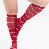 Compression Knee-High Sock (Adults) - Pink Stripe