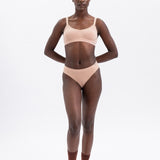 Comfort Classic Seamless Cheeky Brief (Womens) - Clay