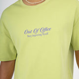 Out Of Office Tee - Lime