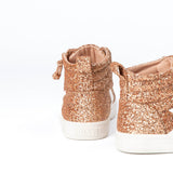 CS High Top (Kids) - Rose Gold Glitz