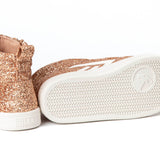 CS High Top (Toddler) - Rose Gold Glitz