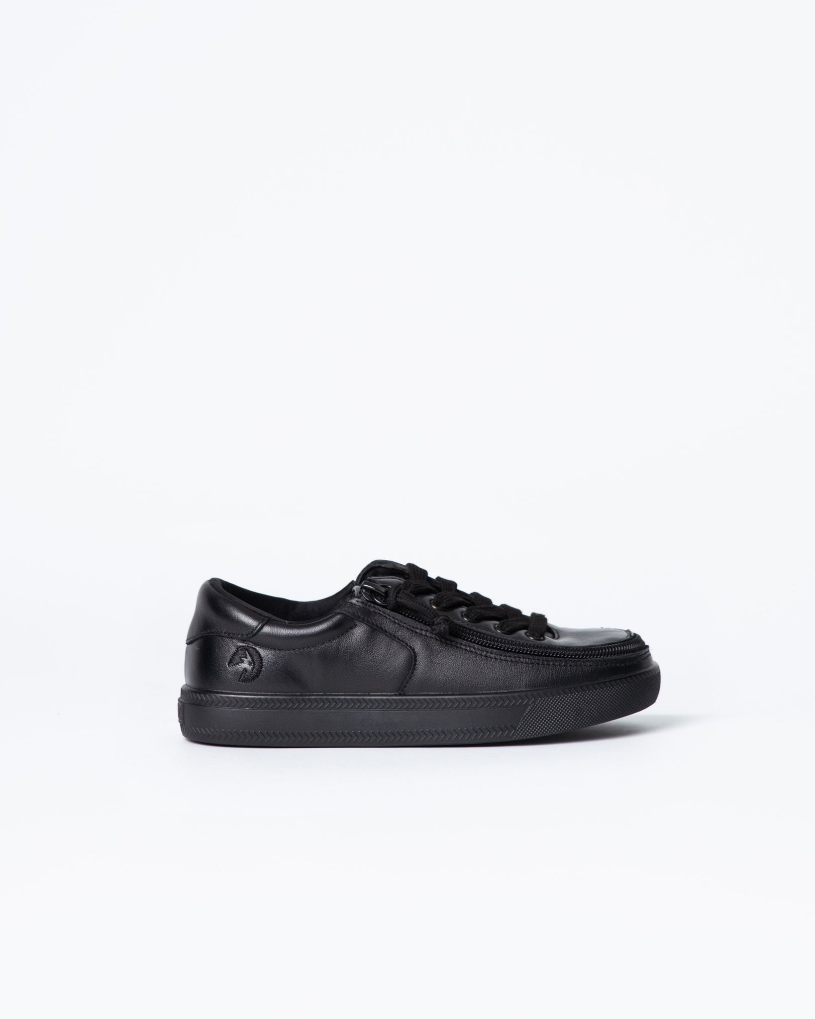 DR II Low Rise Sneaker (Kids) - Black To The Floor Leather
