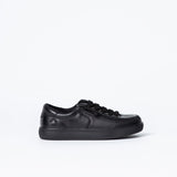 Low Rise Sneaker (Toddler) - Black to the Floor Leather