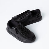 DR II Low Rise Sneaker (Toddler) - Black to the Floor Leather