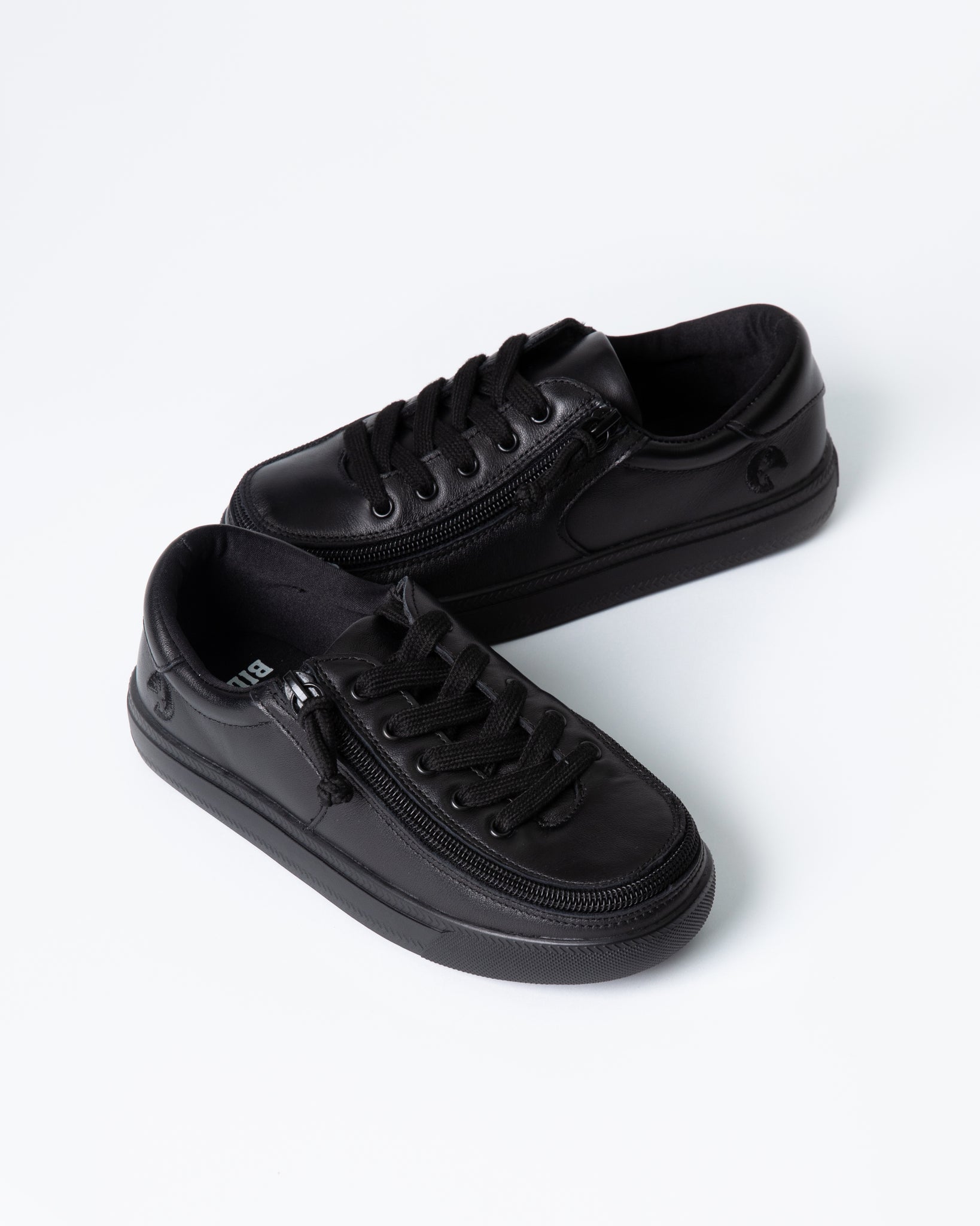 Low Rise Sneaker (Toddler) - Black to the Floor Leather