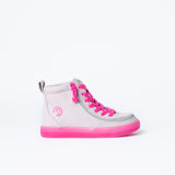 Classic High Top (Kids) - Grey/Pink