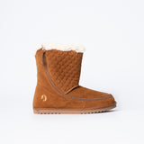 Cozy Boot Lux (Womens) - Chestnut Quilt