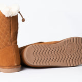 Cozy Boot Lux (Womens) - Chestnut Quilt