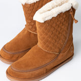 Cozy Boot Lux (Kids) - Chestnut Quilt