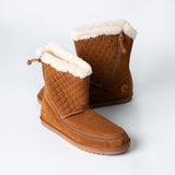 Cozy Boot Lux (Womens) - Chestnut Quilt