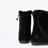 Cozy Boot Lux (Toddler) - Black Quilt