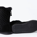 Cozy Boot Lux (Toddler) - Black Quilt