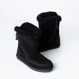 Cozy Boot Lux (Toddler) - Black Quilt